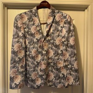 Men’s BooHoo MAN Floral Patterned Blazer - 40R